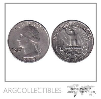 USA Moneda 1/4 Dolar 1979 Niquel Washington KM-164