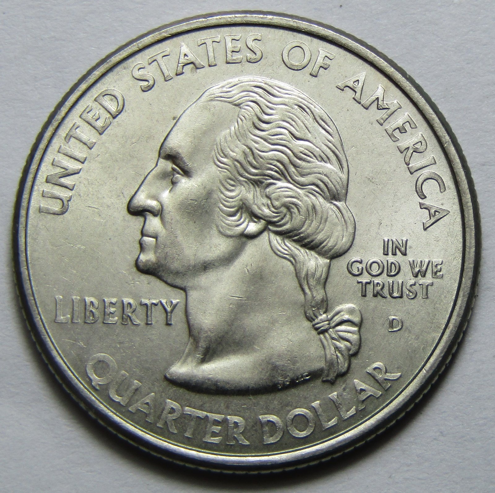 USA Moneda 1/4 Dolar 2002 D Niquel Tennessee UNC - Imagen 2