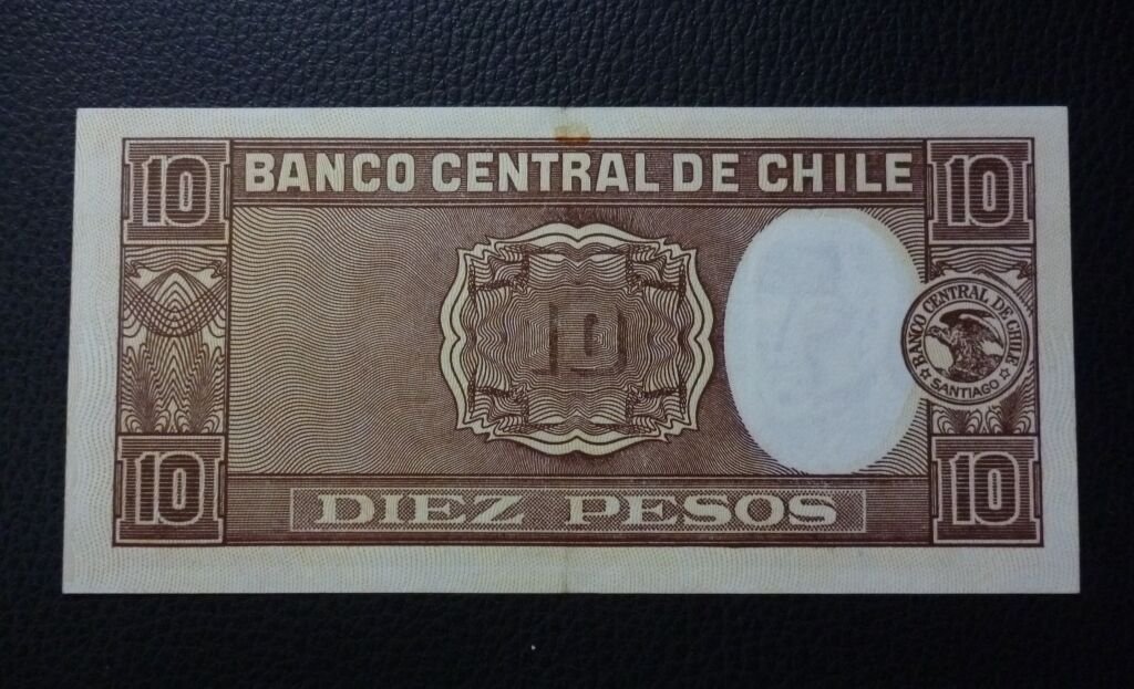 CHILE Billete 10 Pesos (1 Condor), Pick 92d XF 1945 - Imagen 2