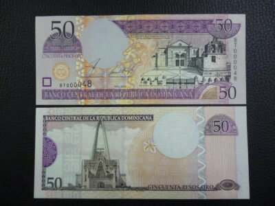 Republica Dominicana Billete 50 Pesos Pick 170 UNC 2002