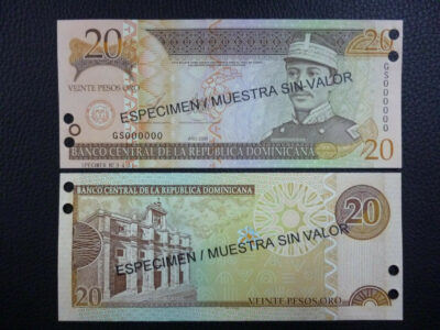 Republica Dominicana Billete 20 Pesos Pick 169s UNC 2003 UNC - Especimen