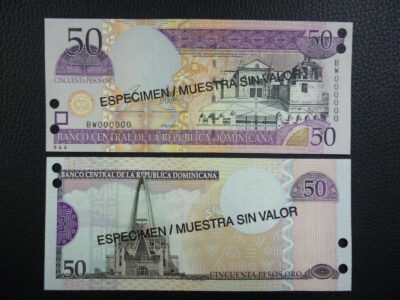 Republica Dominicana Billete 50 Pesos Pick 170s UNC 2003 UNC - Especimen
