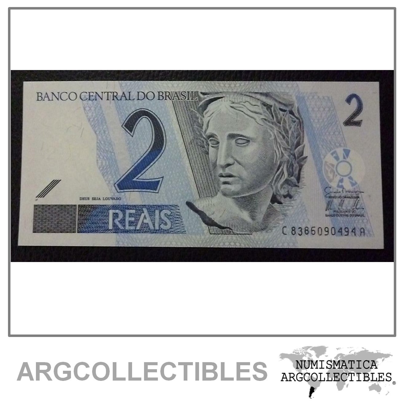 BRASIL Billete 2 Reais, Pick 249 UNC 2011