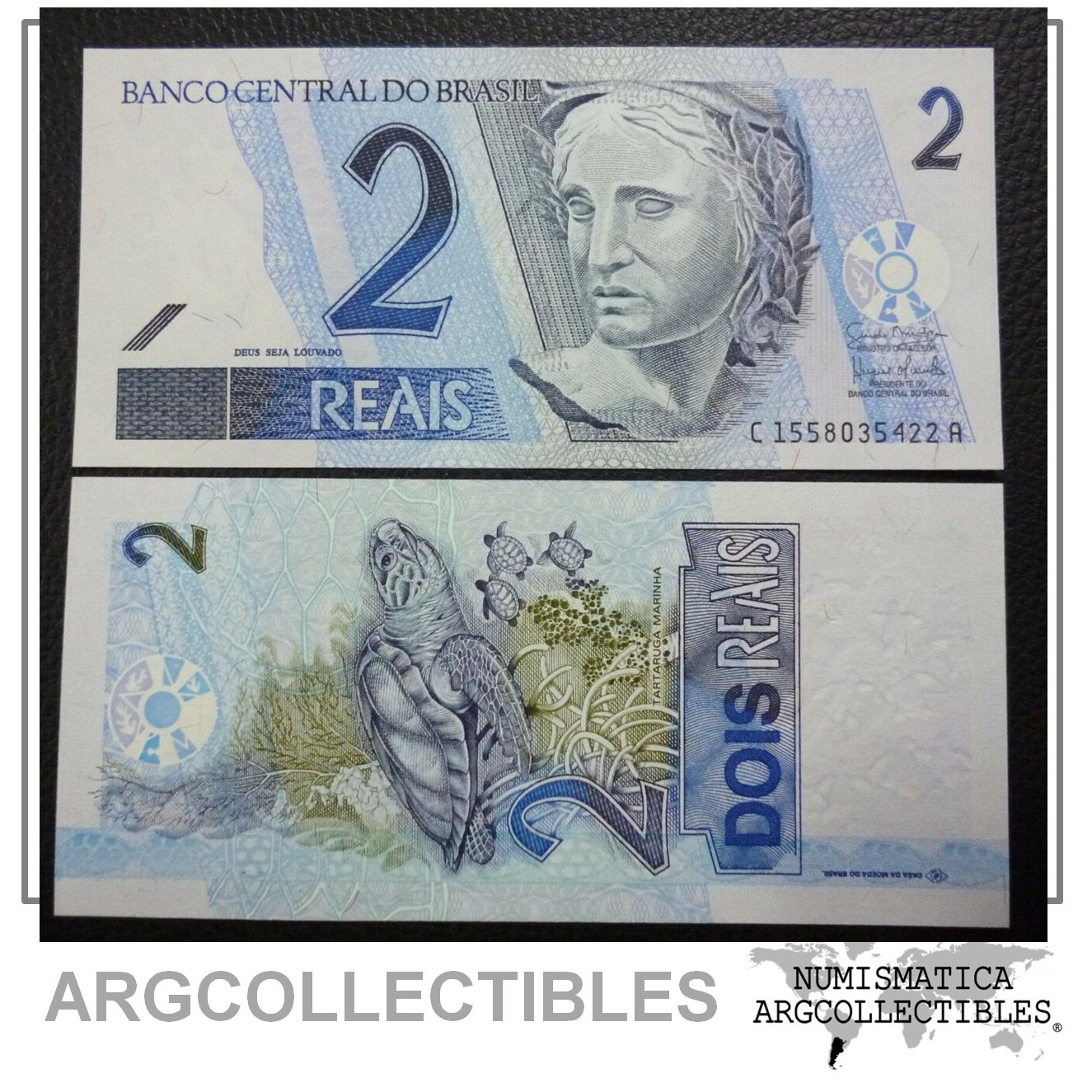 BRASIL Billete 2 Reais Pick 249 UNC 2009