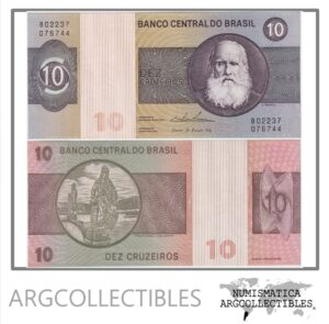 Brasil Billete 10 Cruzeiros 1979 P-193c UNC