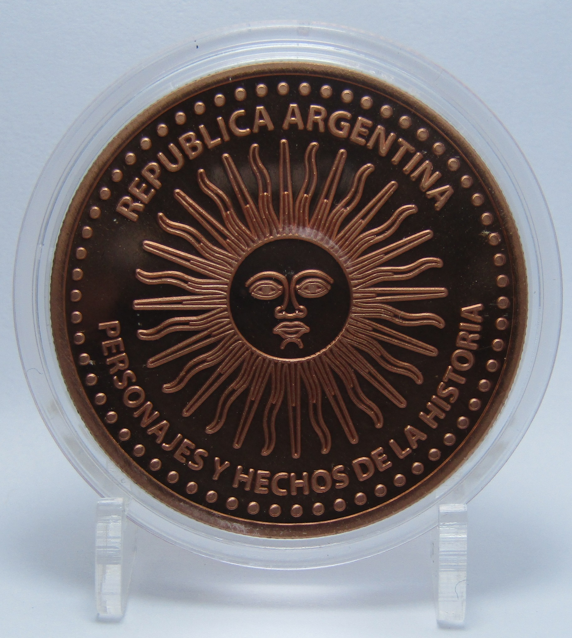 Argentina Medalla Moneda 2020 1 Onza cobre Astor Piazzolla PROOF - Imagen 2