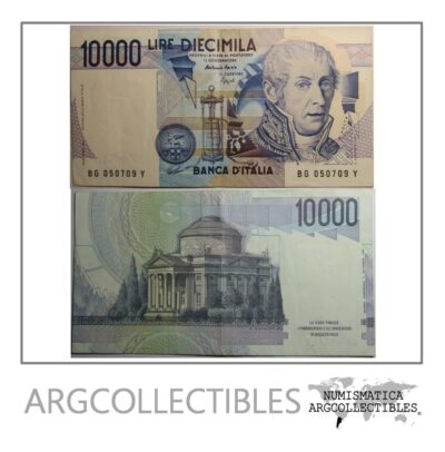 Italia Billete 10.000 Liras Año 1984 P-112c Condicion Xf