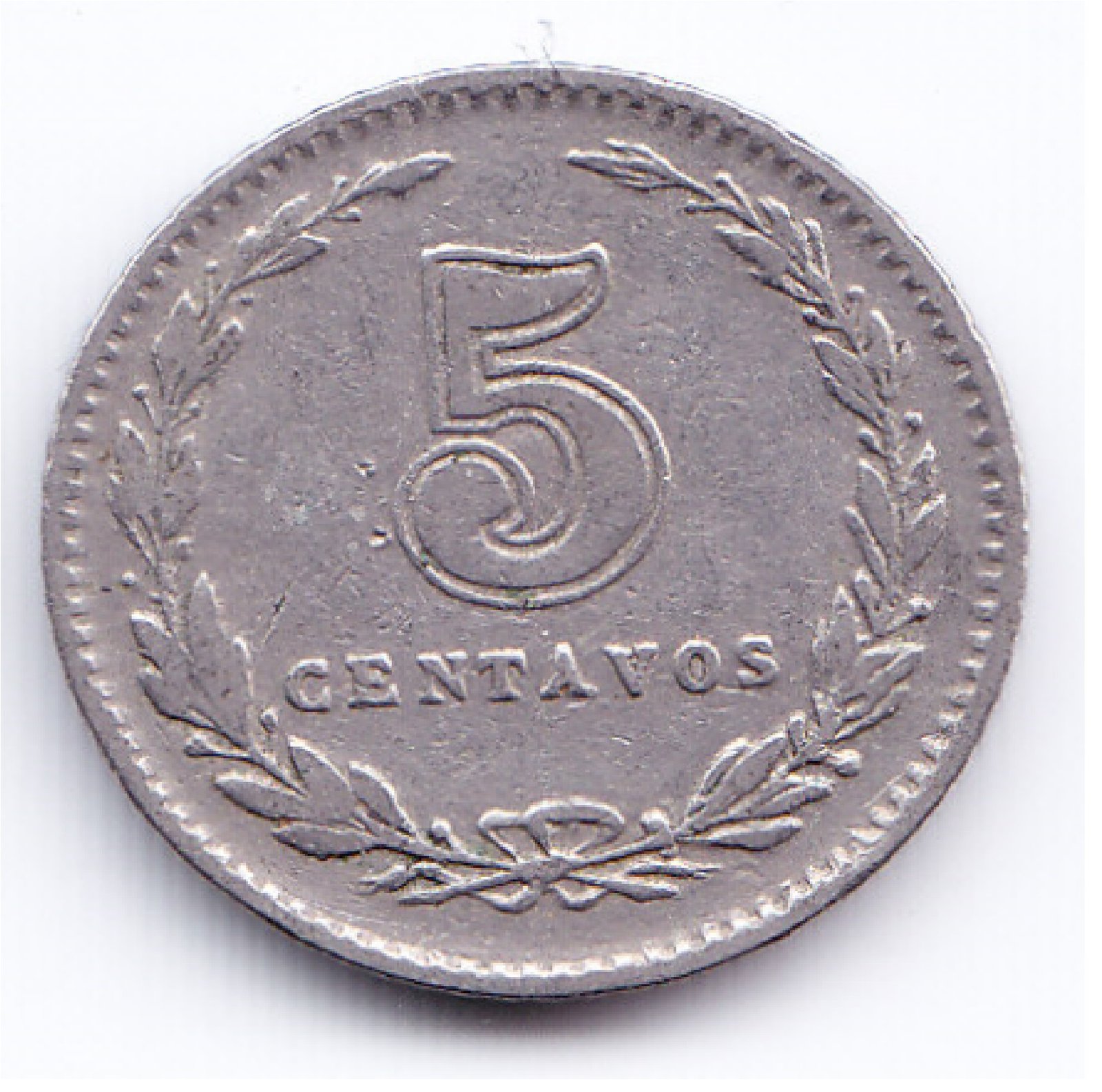 Argentina Moneda Nacional 5 Centavos 1930 Niquel Xf - Imagen 2