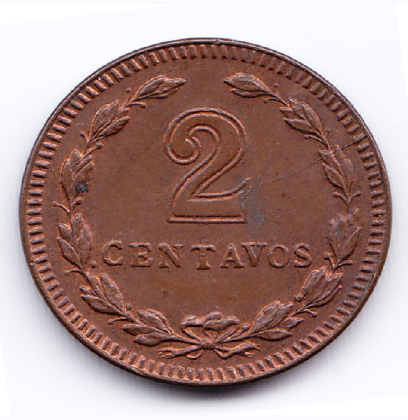 Argentina Moneda Nacional 2 Centavos 1939 Cobre Au - Imagen 2