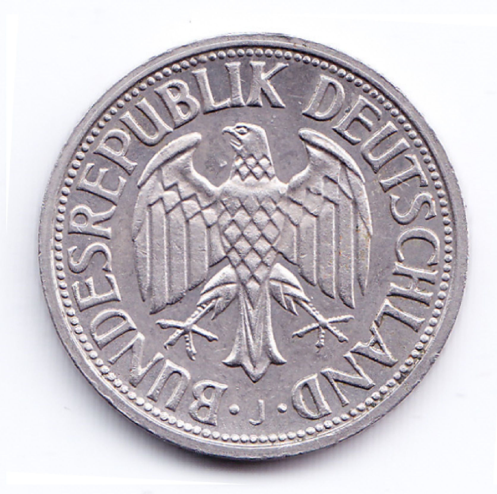 Alemania Moneda 1 Marco Niquel 1960 Km-110 Condicion Vf - Imagen 2