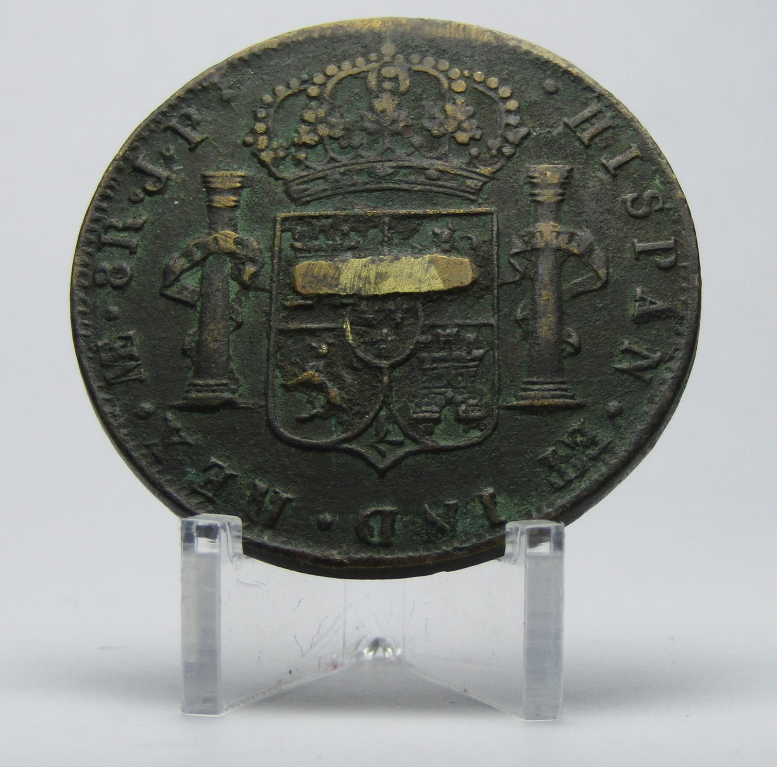 Peru Medalla 1805 Moneda Boton Colonial Realista Carlos III - Imagen 2