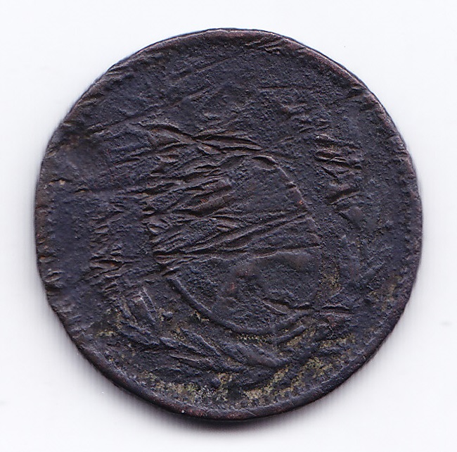 Argentina Moneda 1/10 Decimos De Real Cobre 1822 Km-1 F- - Imagen 2