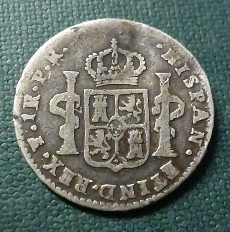 BOLIVIA (Potosi) Moneda de Plata 1 Real, KM52 F+ 1784 PR (Carlos III) - Imagen 2