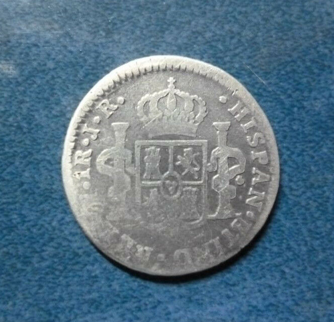 BOLIVIA Moneda de Plata 896, 1 Real KM52 F 1775 JR (Potosí Mint) - Imagen 2