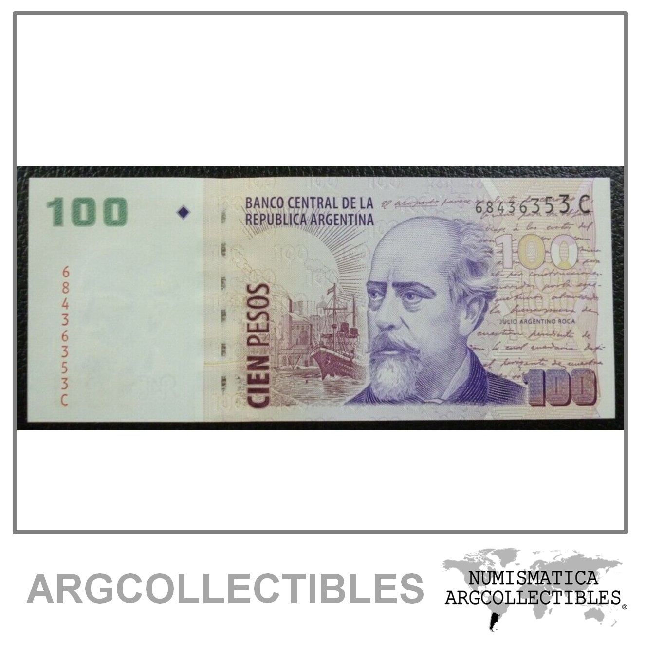 ARGENTINA Billete 100 Pesos P-357 / BOT-3714 UNC 2003 Serie C