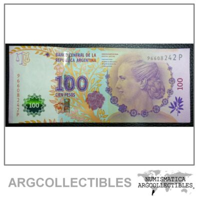 ARGENTINA Billete 100 Pesos P-358b / BOT-4320 UNC 2015 Serie P