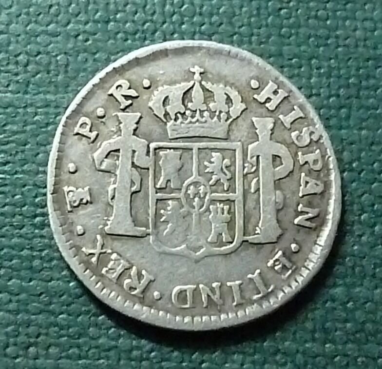BOLIVIA Moneda de Plata 1/2 Real, KM51 VF- 1779/8 PR (Potosí) - Imagen 2