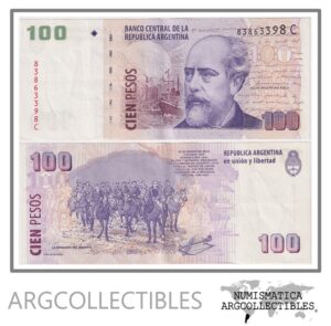 ARGENTINA Billete 100 Pesos P-357 / BOT-3714 XF 2003 Serie C
