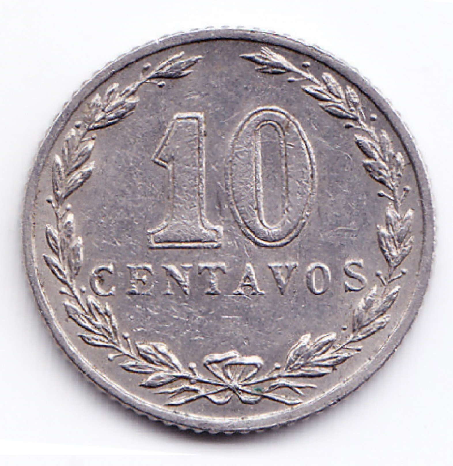 Argentina Moneda 10 Centavos Niquel 1912 Moneda Nacional Au - Imagen 2