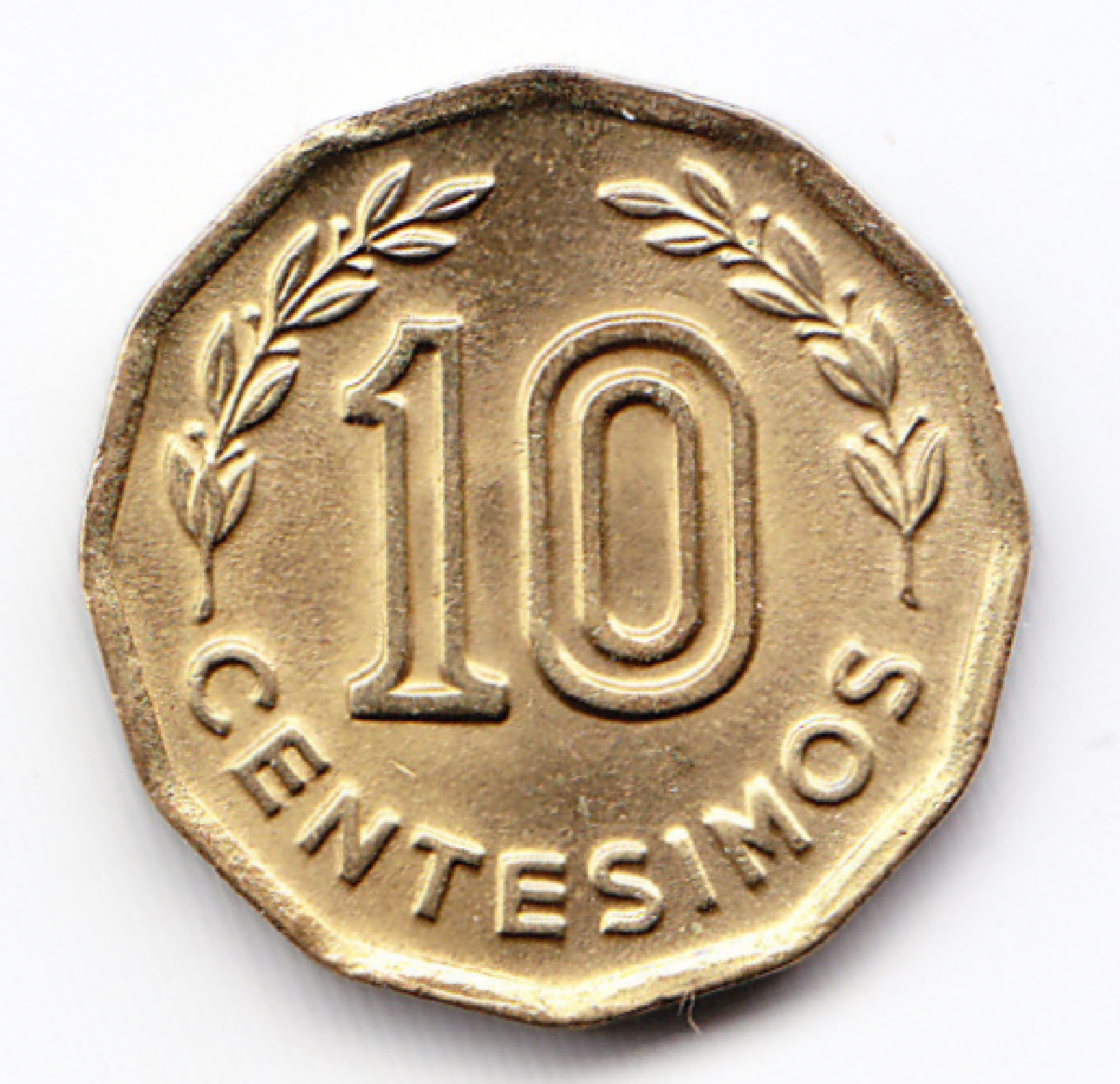 Uruguay Moneda 10 Centesimos Bronce 1977 Caballo Km-66 Au - Imagen 2