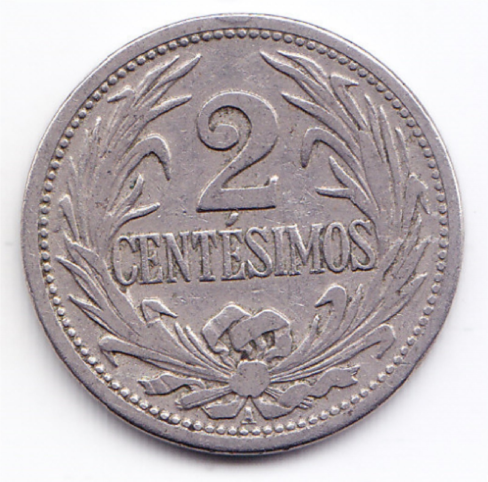 Uruguay Moneda 2 Centesimos Niquel Año 1936 Km-20 Vf - Imagen 2