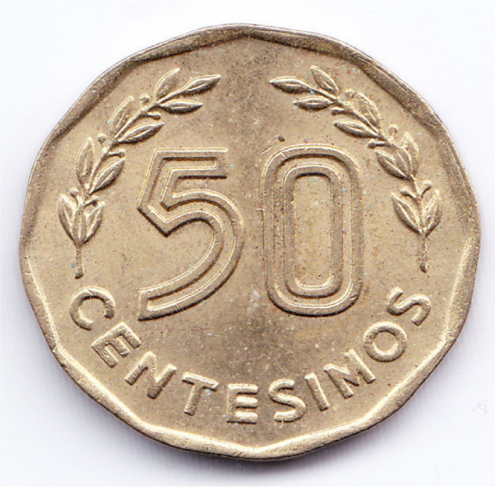 Uruguay Moneda 50 Centesimos Bronce 1981 Km-68 Unc - Imagen 2