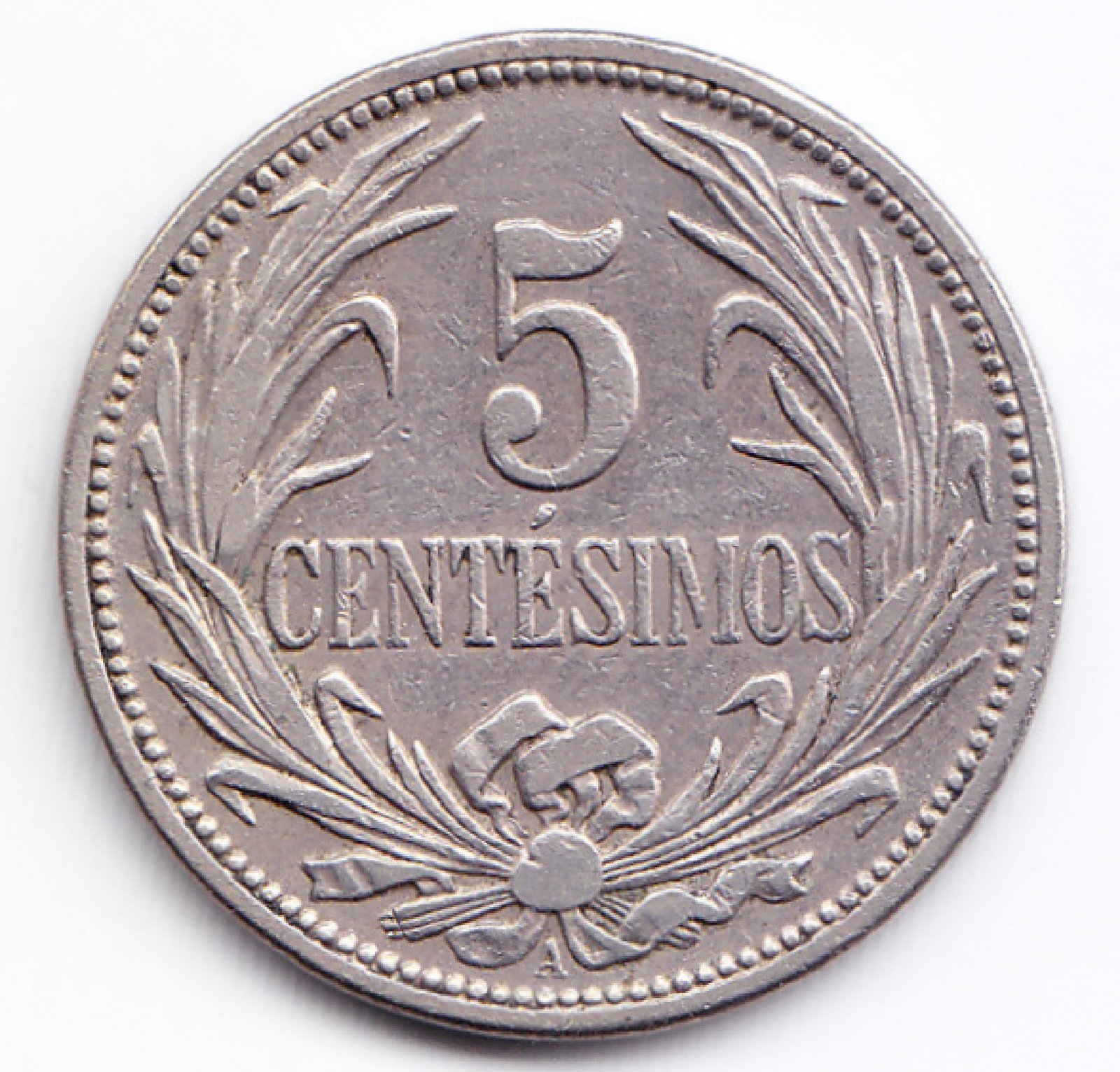 Uruguay Moneda 5 Centesimos Cobre 1936 Km-21 Condicion Xf - Imagen 2