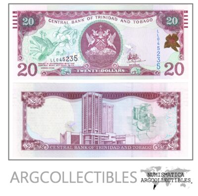 Trinidad Y Tobago Billete 20 Dolares 2006 P-49c Unc
