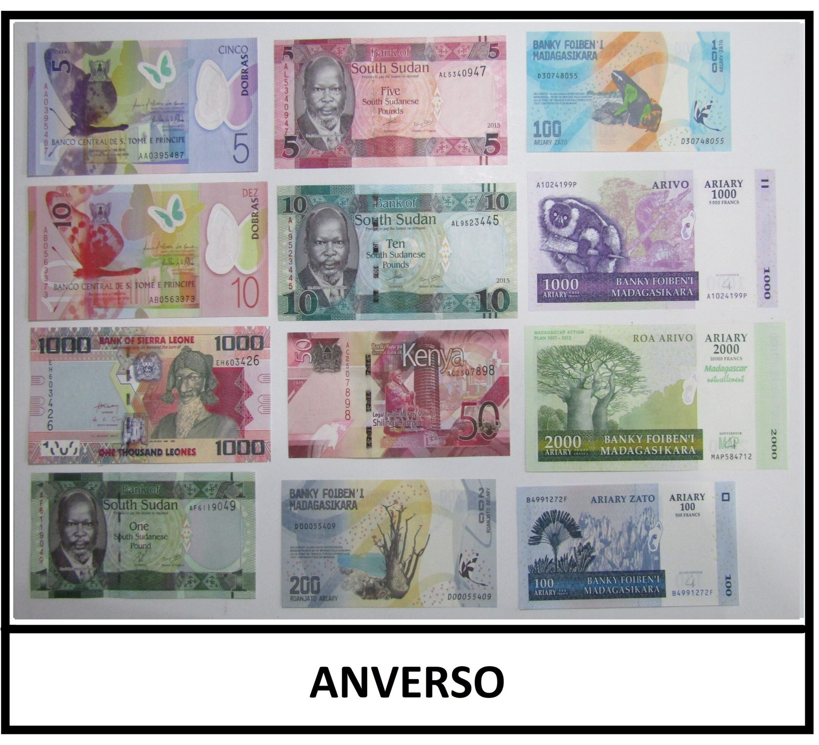 Africa Lote de 47 Billetes Diferentes Paises Todos UNC - Imagen 4
