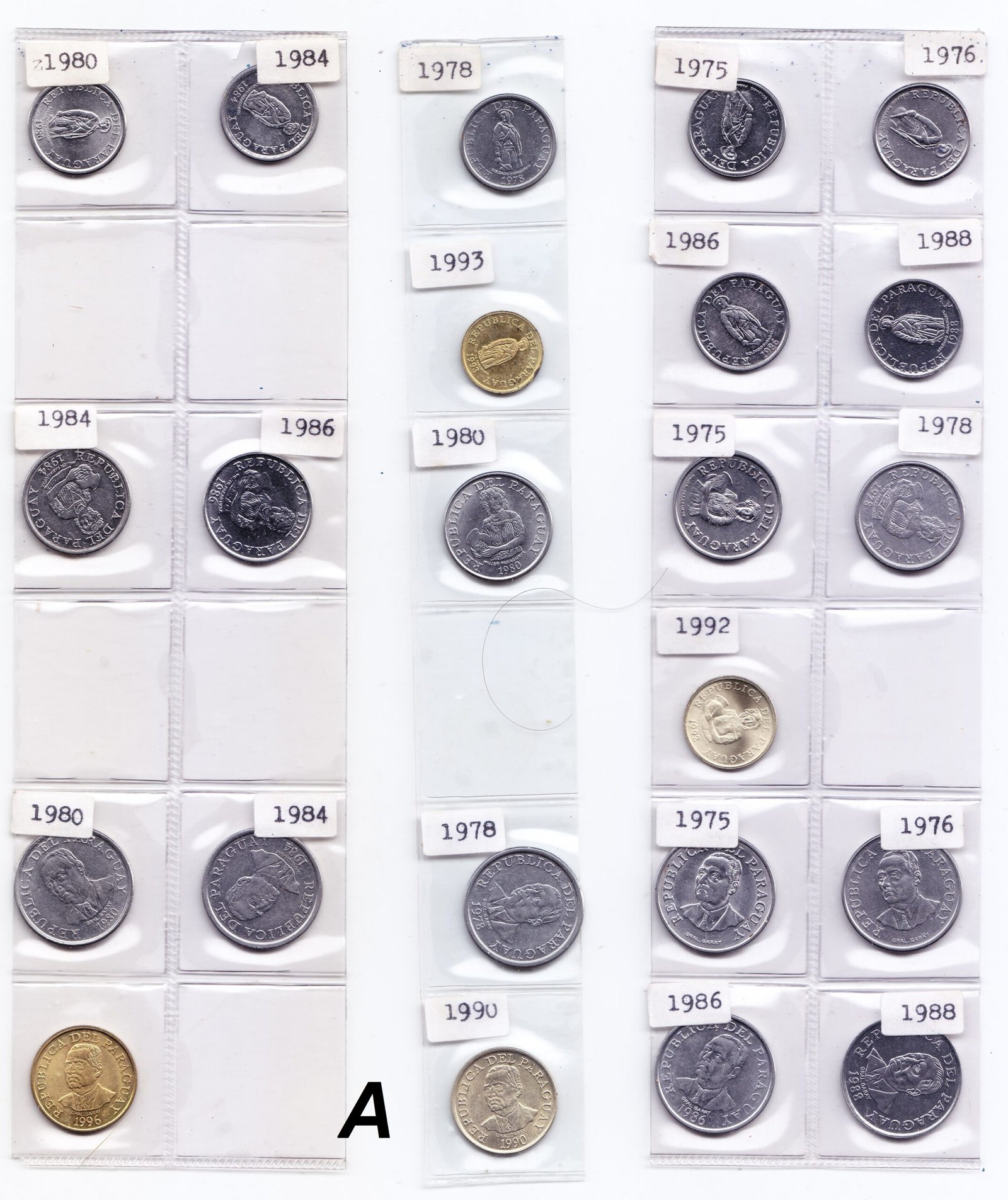 Paraguay Coleccion de 84 Monedas Diferentes 1900 - 2014 VF / UNC - Imagen 8