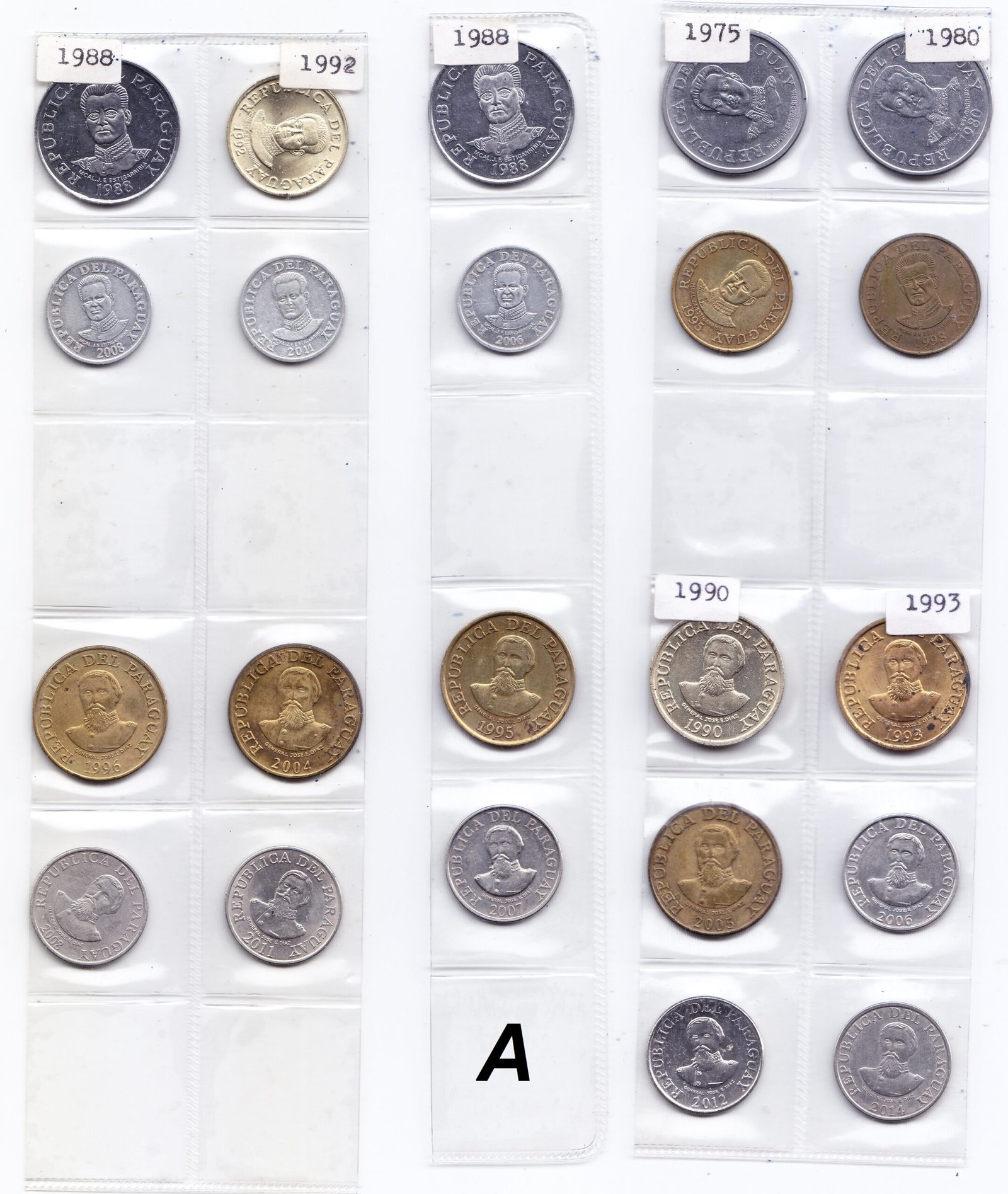 Paraguay Coleccion de 84 Monedas Diferentes 1900 - 2014 VF / UNC - Imagen 10