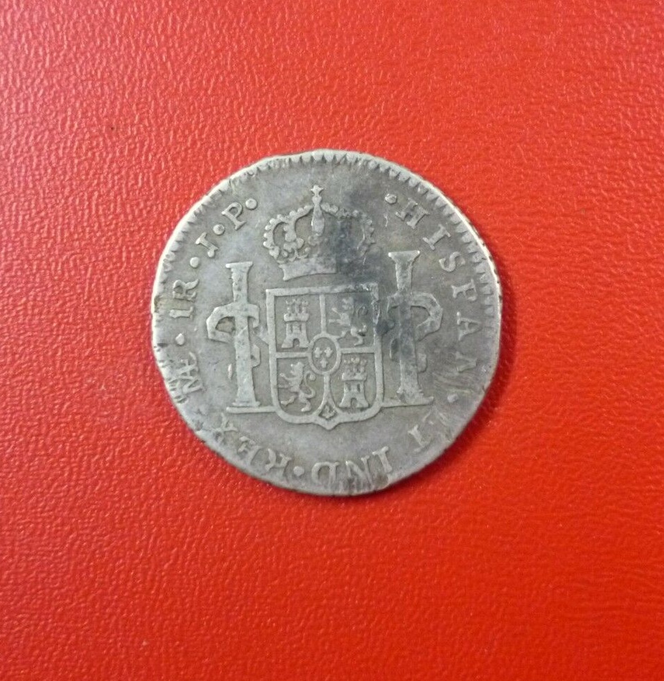 PERU Moneda de Plata 1 Real VF 1819 J.P. - Imagen 2