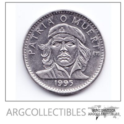 Cuba Moneda 3 Pesos Niquel Año 1995 Che Guevara Au