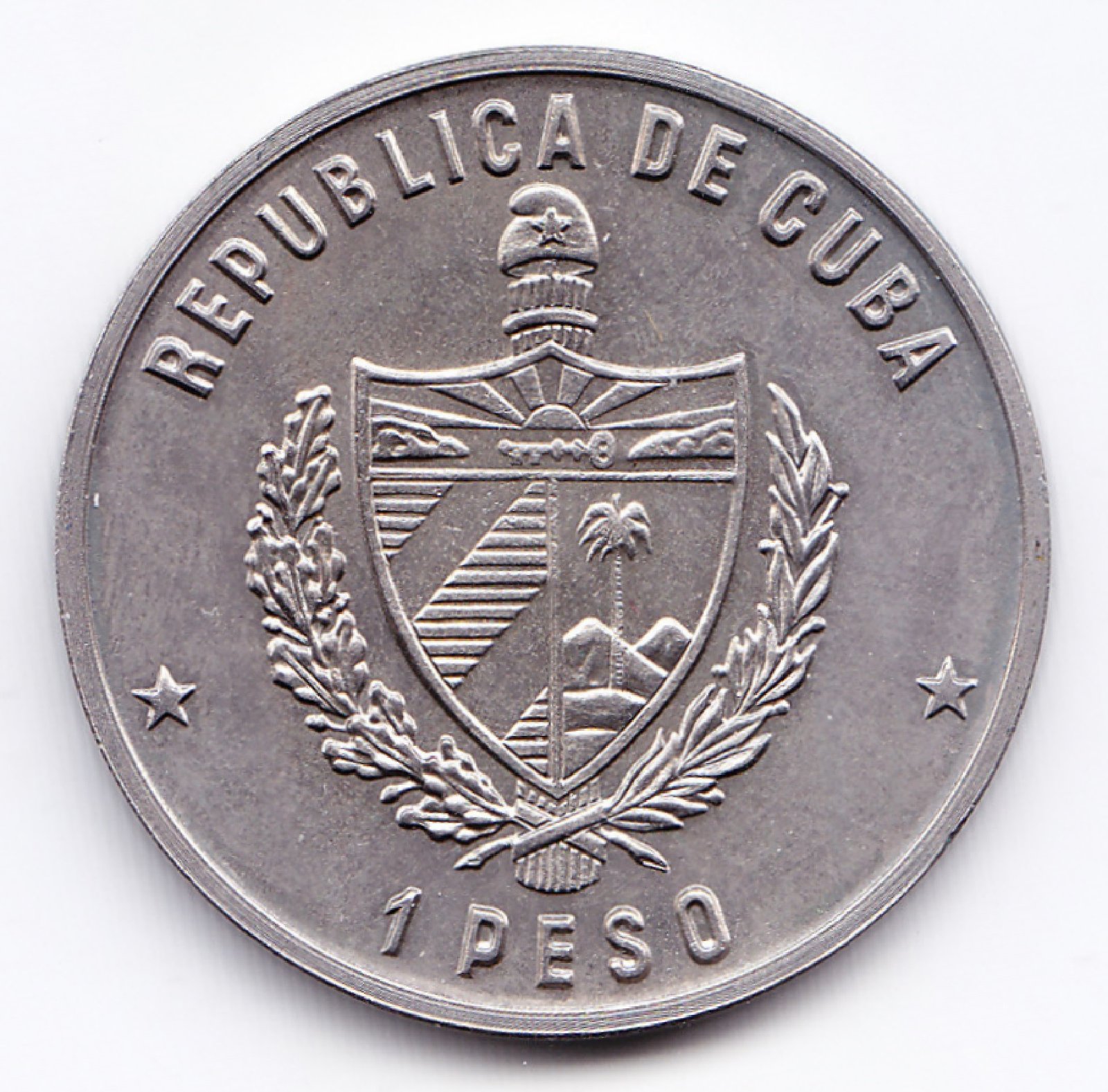 Cuba Moneda 1 Peso Niquel 1986 30 Aniversario Desembarco Del Granma Km-136 Unc - Imagen 2