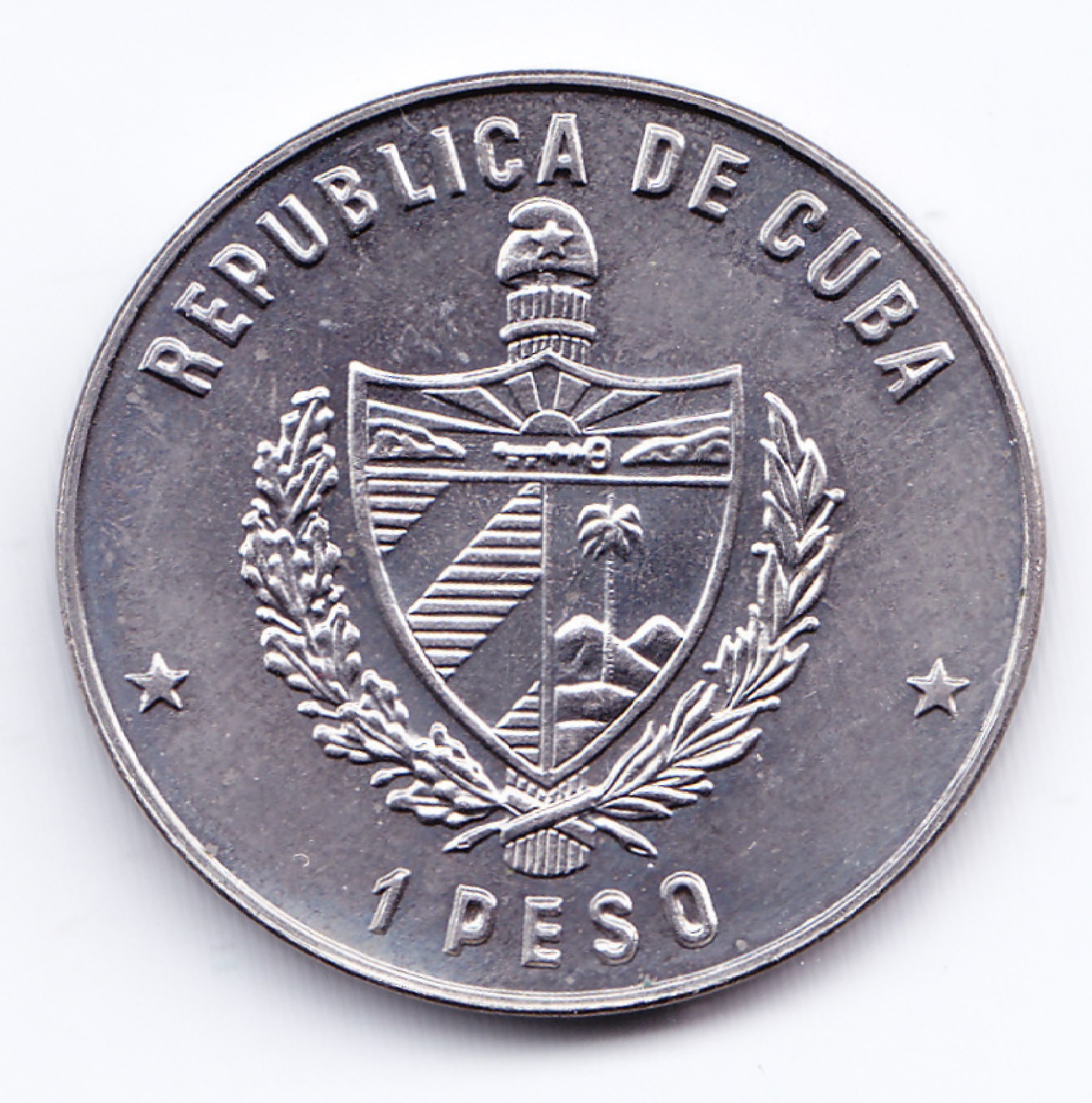 Cuba Moneda 1 Peso Niquel 1982 Don Quijote Y El Molino Unc - Imagen 2