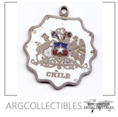 Chile Orden Militar de Porcelana a Color (Esmaltada)