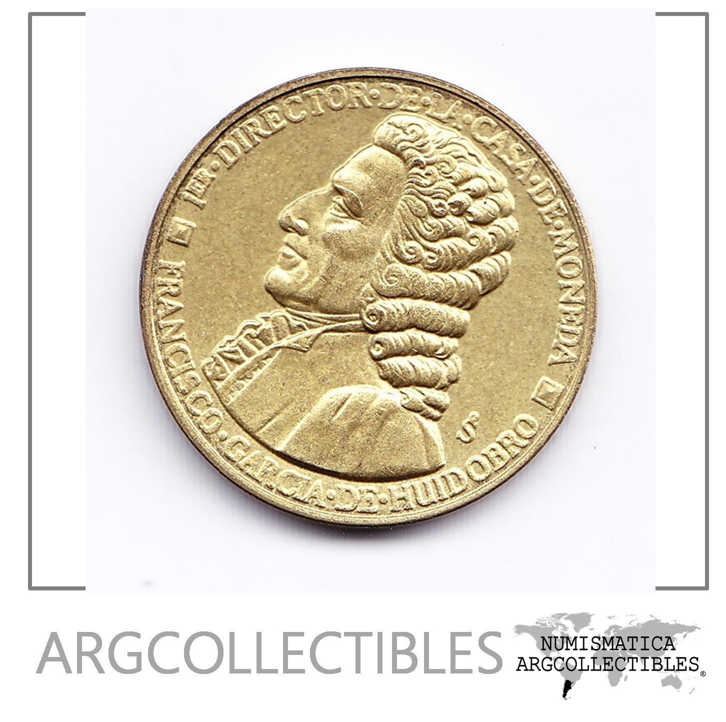 Chile Medalla de Casa de Moneda 1976 Francisco Garcia UNC