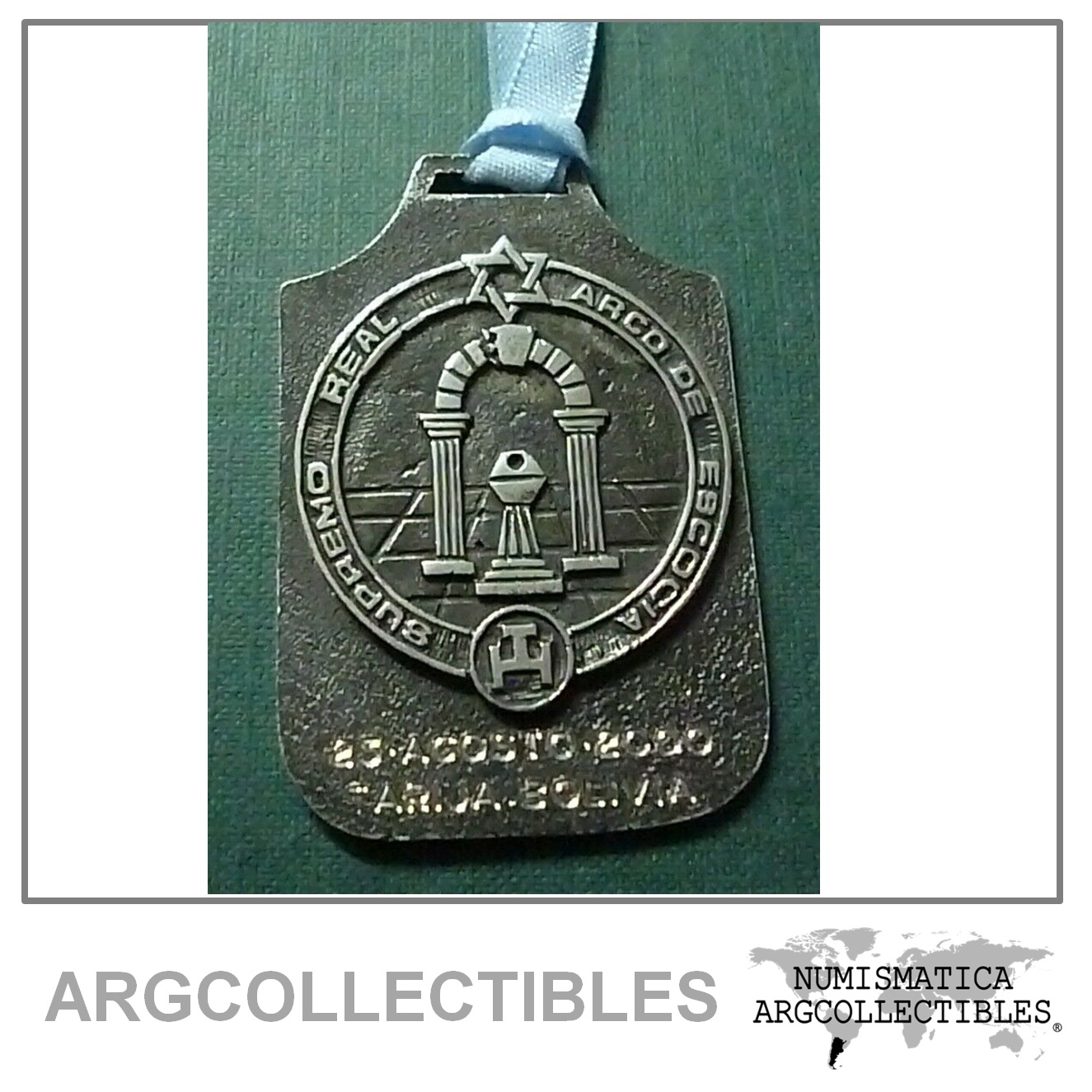 Bolivia Medalla Mason Supremo Real Arco de Escocia - Founder (Tarija)