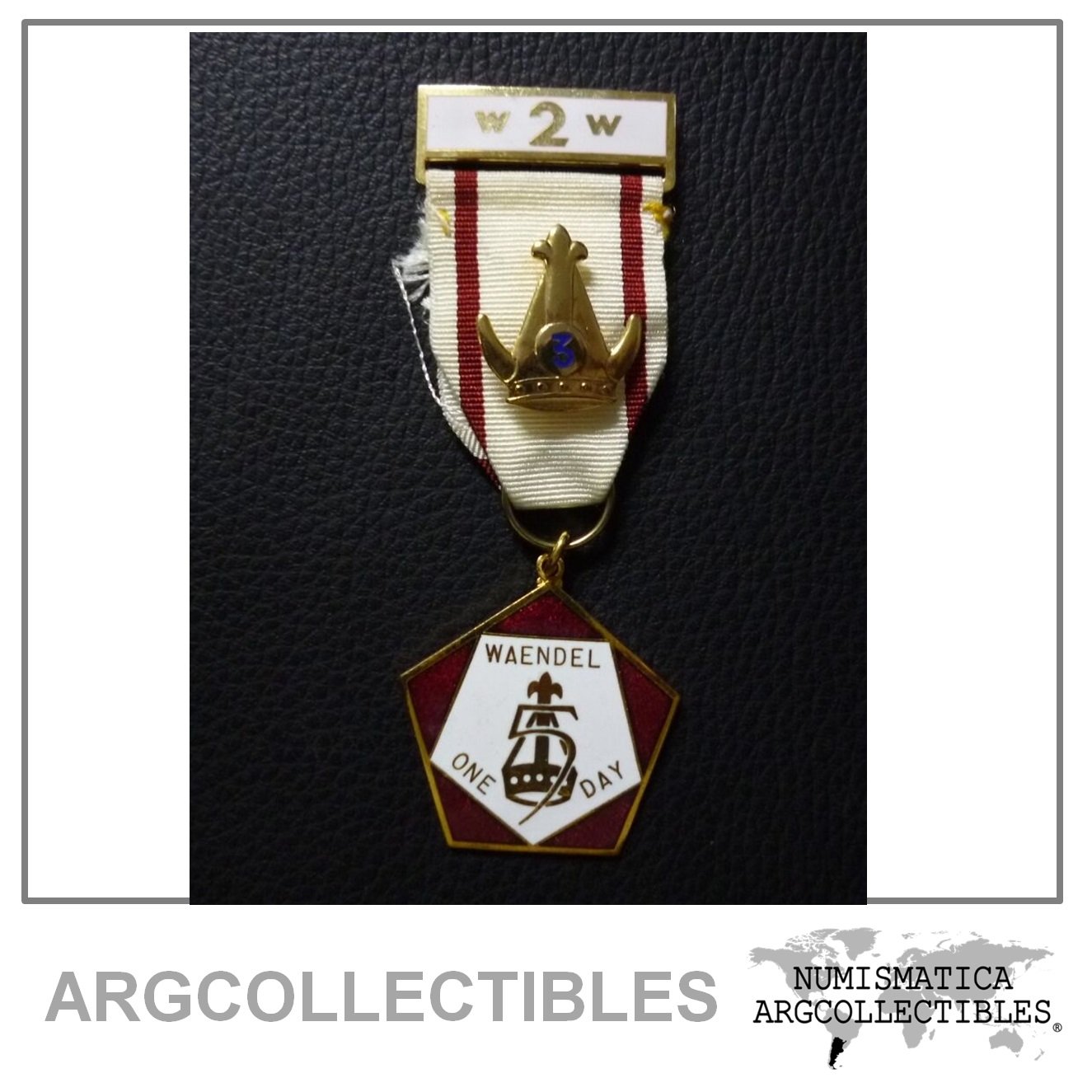 Inglaterra Medalla Masonica Waendel One Day (W2W)