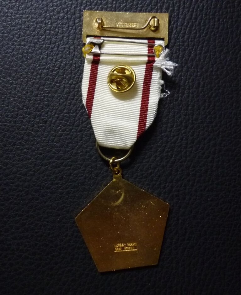 Inglaterra Medalla Masonica Waendel One Day (W2W) - Imagen 2
