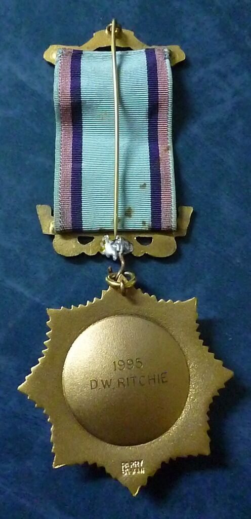 Inglaterra Medalla Masonica Logia Northamptonshire R.O.H. Assembly No.134 - Imagen 2