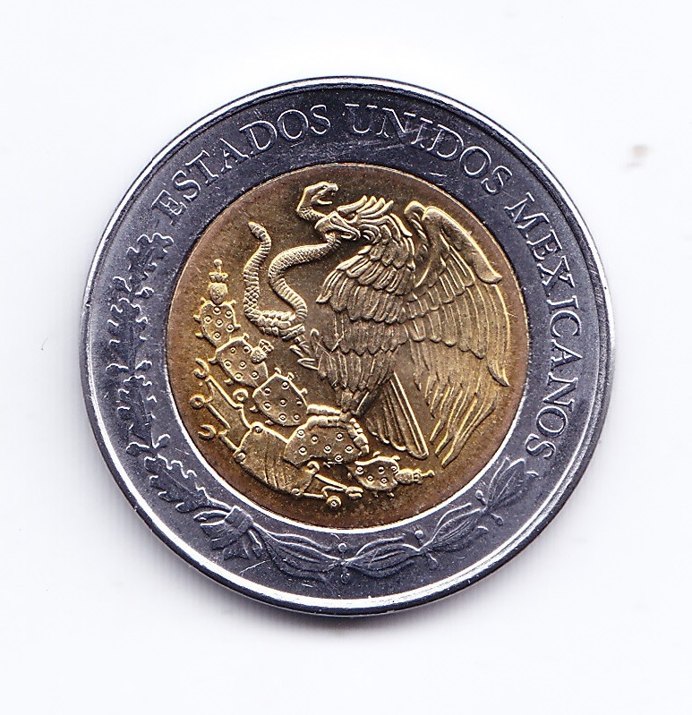 Mexico Moneda 5 Pesos 2010 Bimetalica Vicente Guerrero KM-925 UNC - Imagen 2