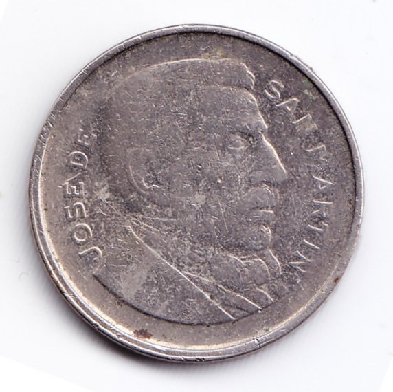 Argentina Moneda 20 Centavos Acero Enchapado 1955 Mn-245 Vf+ Xf - Imagen 2