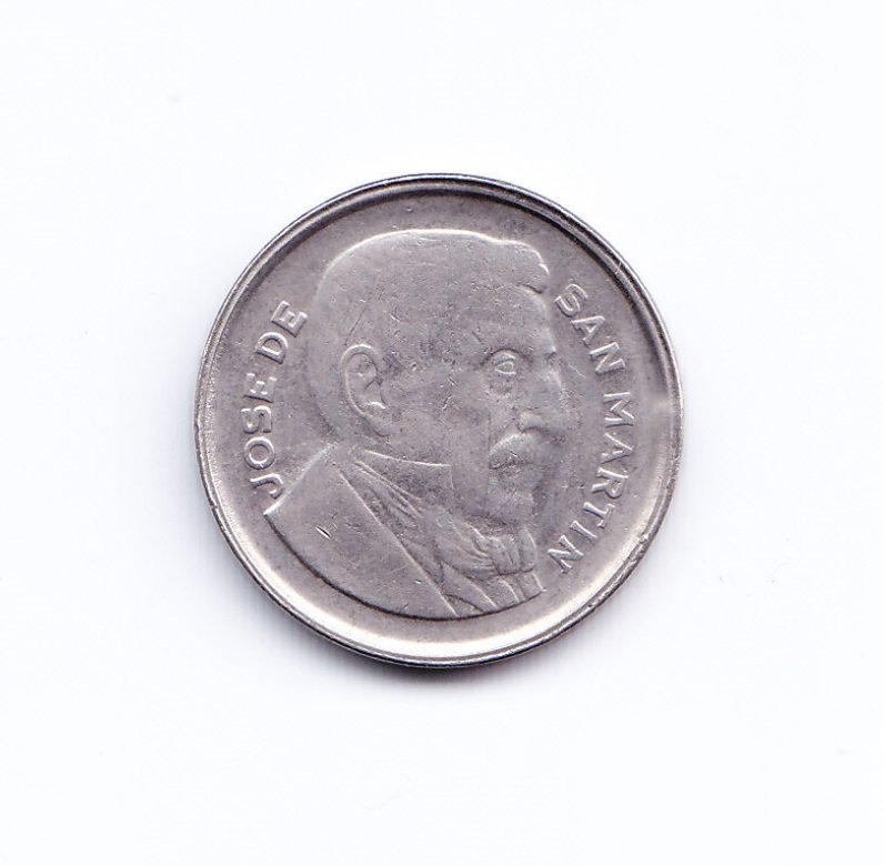 Argentina Moneda 10 Centavos Acero Enchapado 1954 Mn-235 Au - Imagen 2
