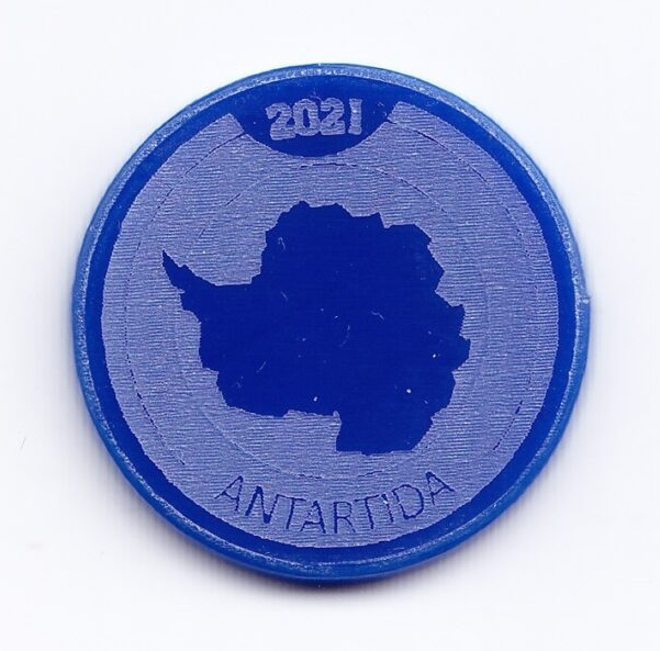 Antartida Monedas Fantasia 5 Dolares 2021 Petrel de la Nieve Animales UNC - Imagen 2