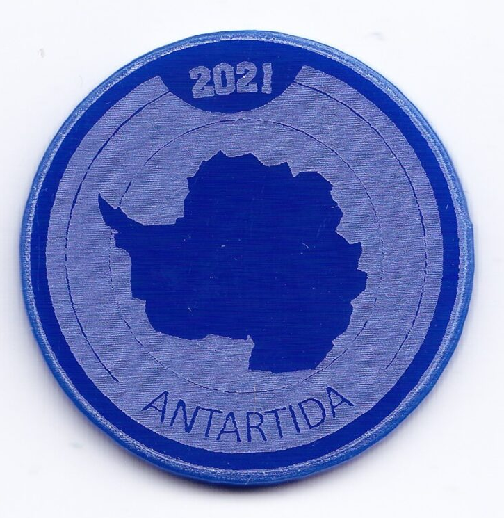 Antartida Monedas Fantasia 50 Dolares 2021 Delfin Cruzado Animales UNC - Imagen 3