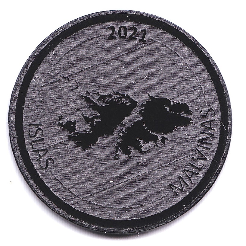 Malvinas Moneda Fantasia 50 Pesos 2021 Leon Marino UNC - Imagen 3