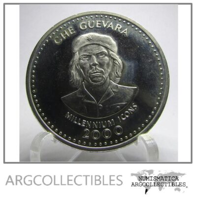 Somalia Moneda 25 Shillings 2000 Niquel Che Guevara KM-73 UNC