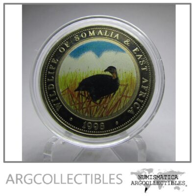 Somalia Moneda 25 Shillings 1998 Niquel Guinea Color KM-58 UNC