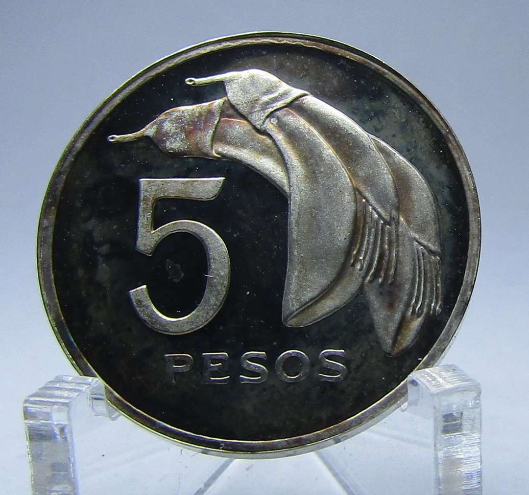 Uruguay Set de 3 Moneda 1, 5, 10 Pesos 1969 Ensayos en Plata 900, PN-87, 89, 91 Proof - Imagen 4